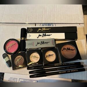 Cosmetics Makeup Set - Pink, Brown, Black